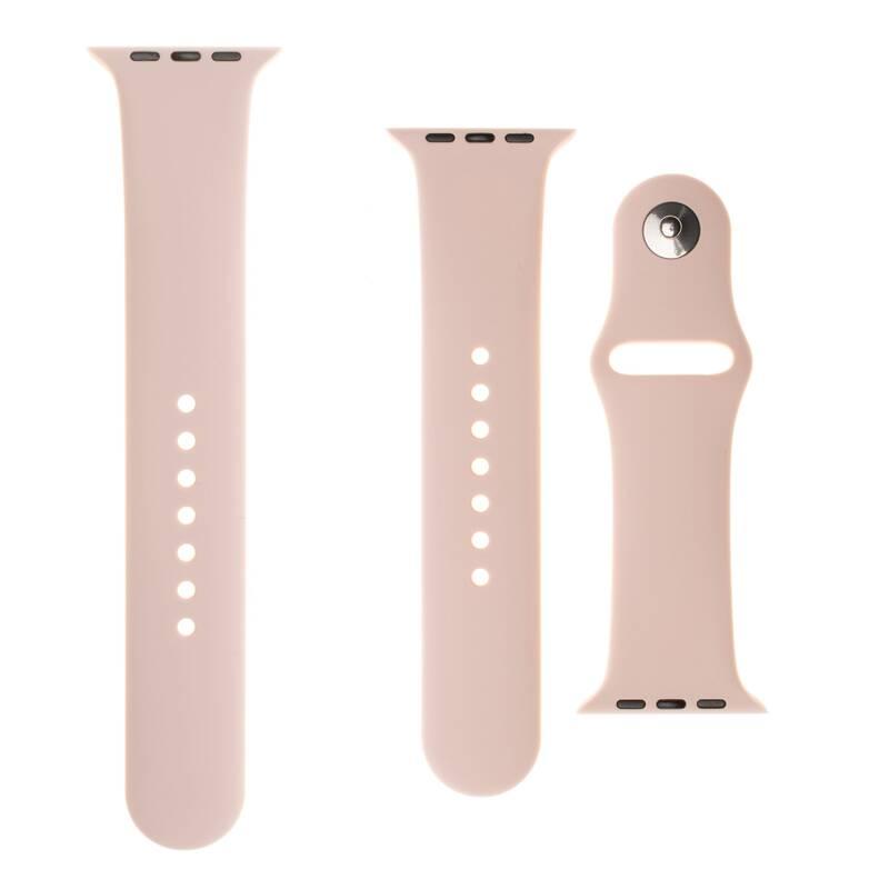 Řemínek FIXED Silicone Strap na Apple Watch 42 mm 44 mm růžový, Řemínek, FIXED, Silicone, Strap, na, Apple, Watch, 42, mm, 44, mm, růžový