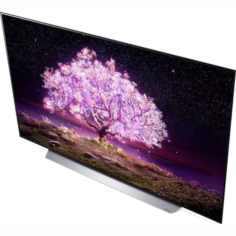 Televize LG OLED77C12 stříbrná bílá