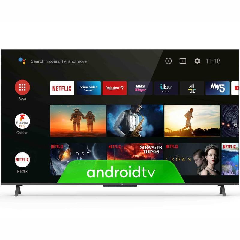 Televize TCL 50C725 stříbrná, Televize, TCL, 50C725, stříbrná