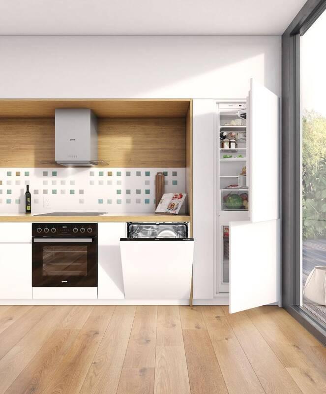 Chladnička s mrazničkou Gorenje NRKI4182A1 bílé