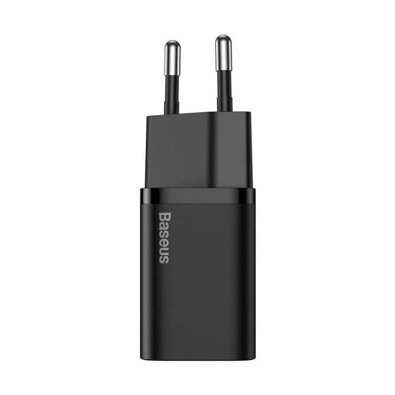 Nabíječka do sítě Baseus Super Si Quick Charger, 20W USB-C Lightning kabel 1m černá