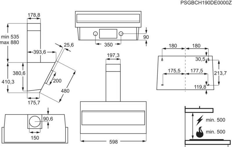 Odsavač par Electrolux LFV316K černý, Odsavač, par, Electrolux, LFV316K, černý