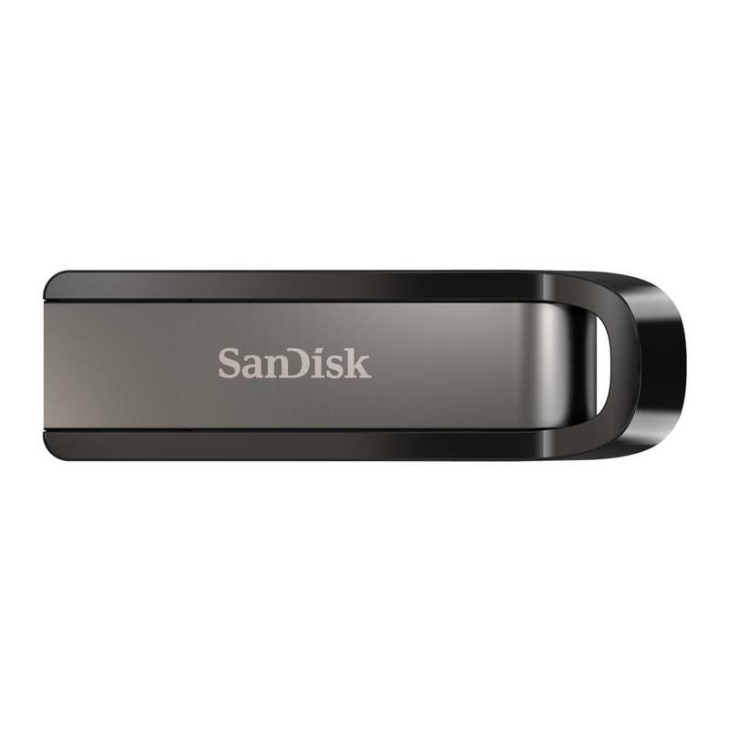 USB Flash SanDisk Ultra Extreme Go 128GB černý stříbrný