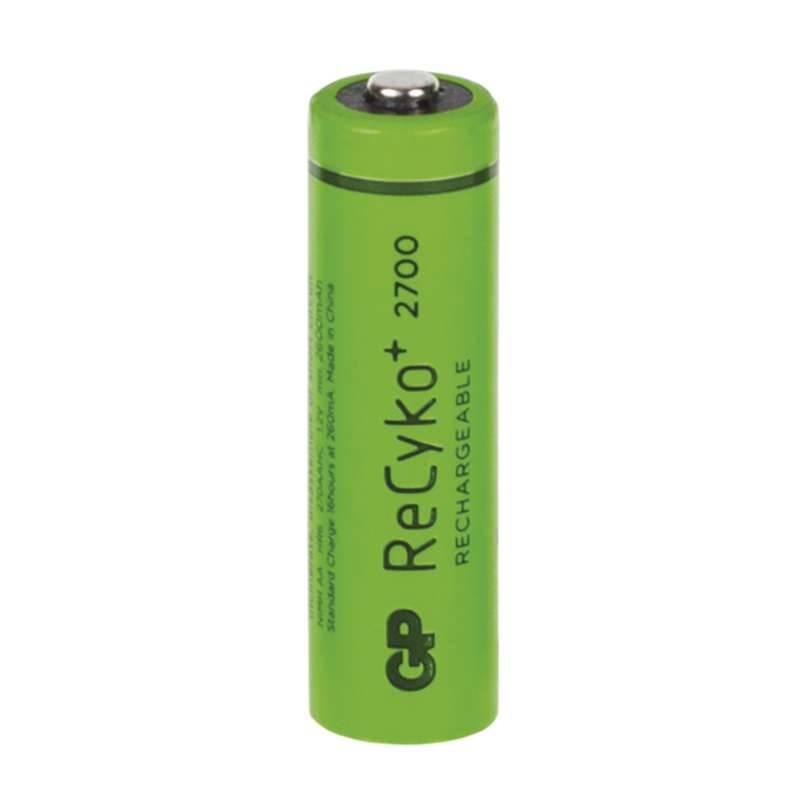 Baterie nabíjecí GP ReCyko AA, HR6, 2700mAh, Ni-MH, krabička 4ks
