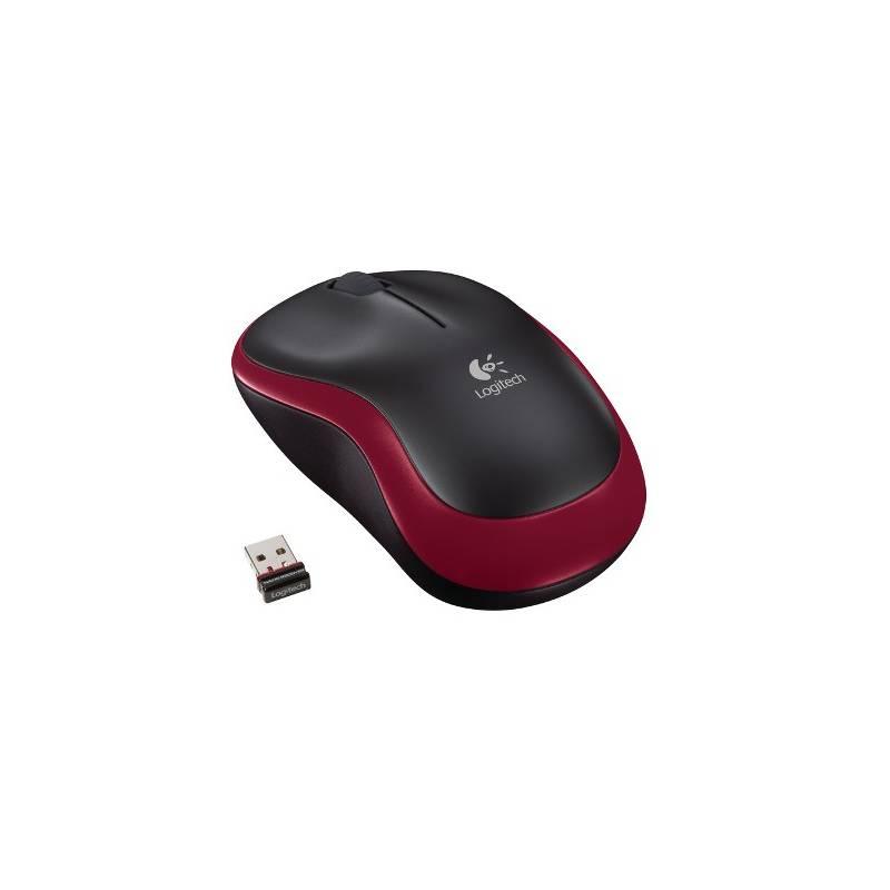 Myš Logitech Wireless Mouse M185 červená, Myš, Logitech, Wireless, Mouse, M185, červená