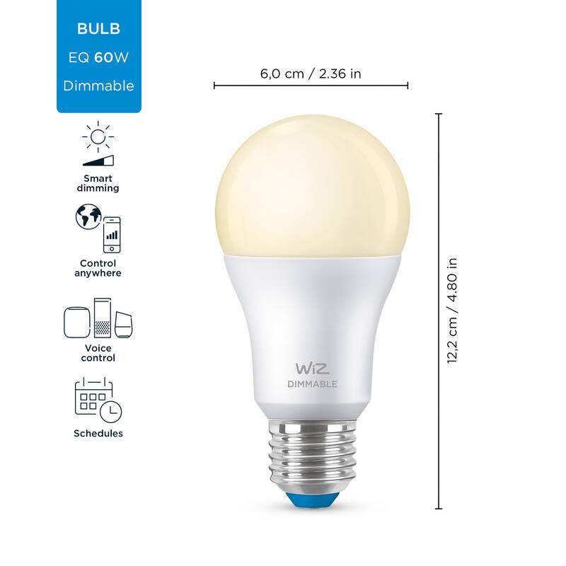 Chytrá žárovka WiZ Dimmable 8W E27 A60