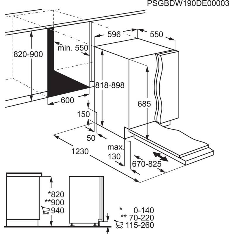 Myčka nádobí AEG Mastery FSK93848P