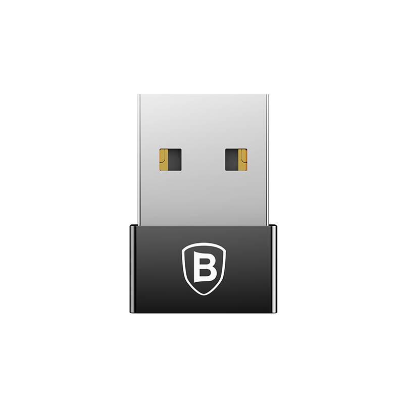 Redukce Baseus USB USB-C černá, Redukce, Baseus, USB, USB-C, černá