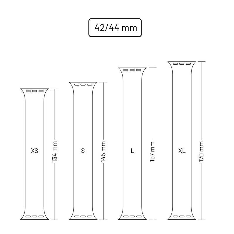 Řemínek FIXED Silicone Strap na Apple Watch 38 40mm, velikost L černý, Řemínek, FIXED, Silicone, Strap, na, Apple, Watch, 38, 40mm, velikost, L, černý