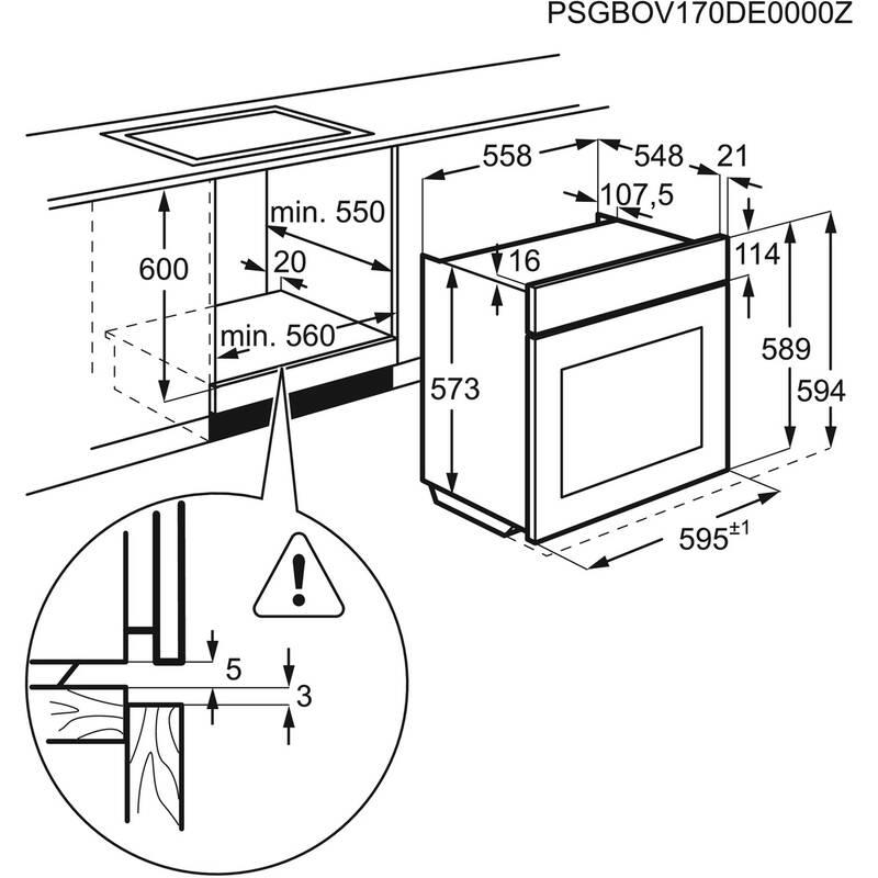 Trouba Electrolux 600 PRO EOD6C77WZ černá, Trouba, Electrolux, 600, PRO, EOD6C77WZ, černá