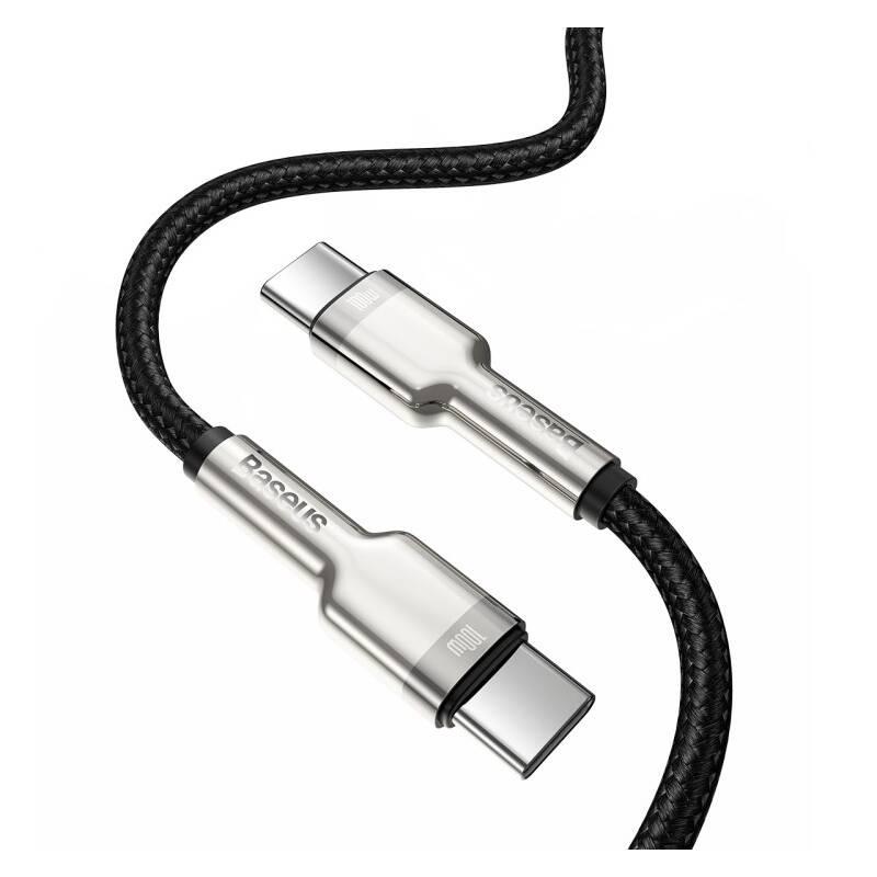 Kabel Baseus Cafule Series USB-C USB-C 100W 1m černý
