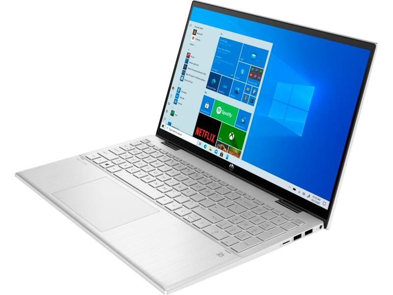 Notebook HP Pavilion x360 15-er0002nc stříbrný