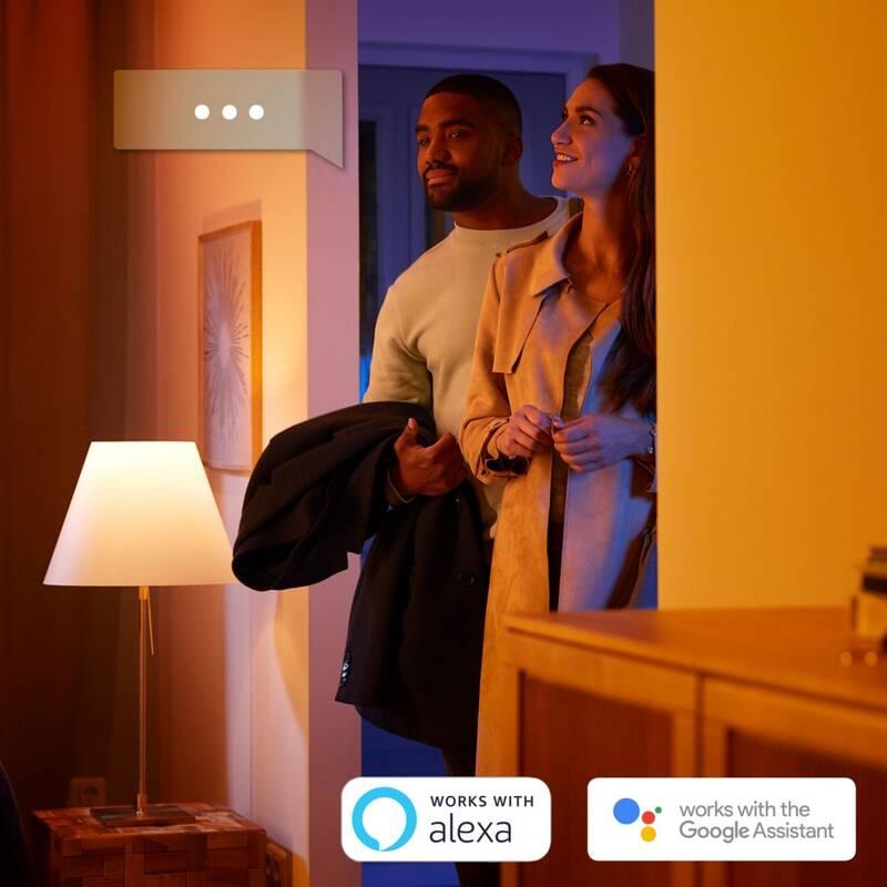 Stropní svítidlo Philips Hue Aurelle White Ambiance panel kulatý 30cm bílé