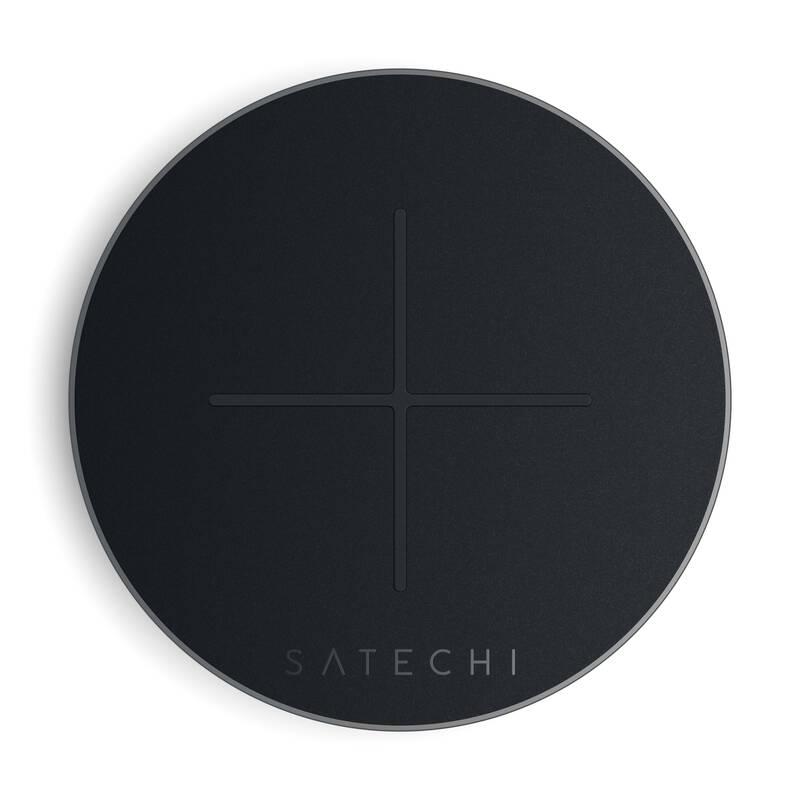 Bezdrátová nabíječka Satechi Aluminum USB-C Fast Wireless Charger V2 šedá