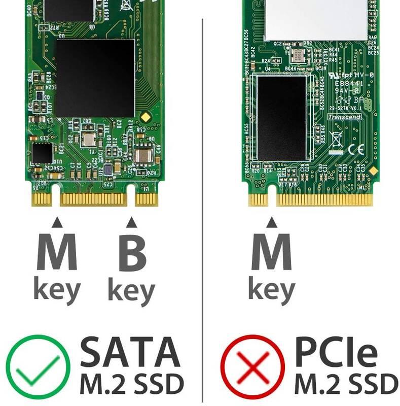 Box na HDD Transcend CM42 externí SSD rámeček, M.2 SATA SSD typ 2242, USB 3.0 USB-C stříbrný, Box, na, HDD, Transcend, CM42, externí, SSD, rámeček, M.2, SATA, SSD, typ, 2242, USB, 3.0, USB-C, stříbrný