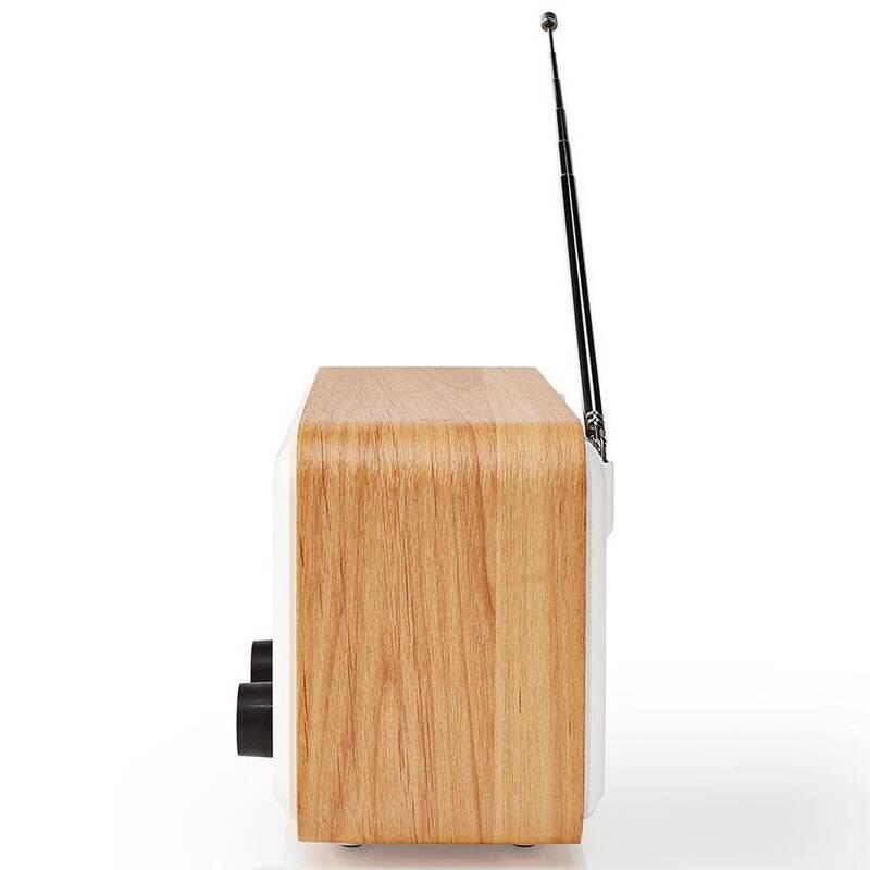 Internetový radiopřijímač Nedis RDIN2000WT bílý dřevo