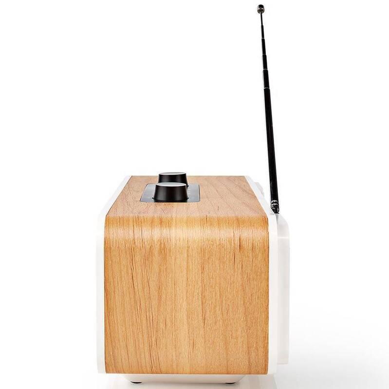 Internetový radiopřijímač Nedis RDIN2500WT bílý dřevo