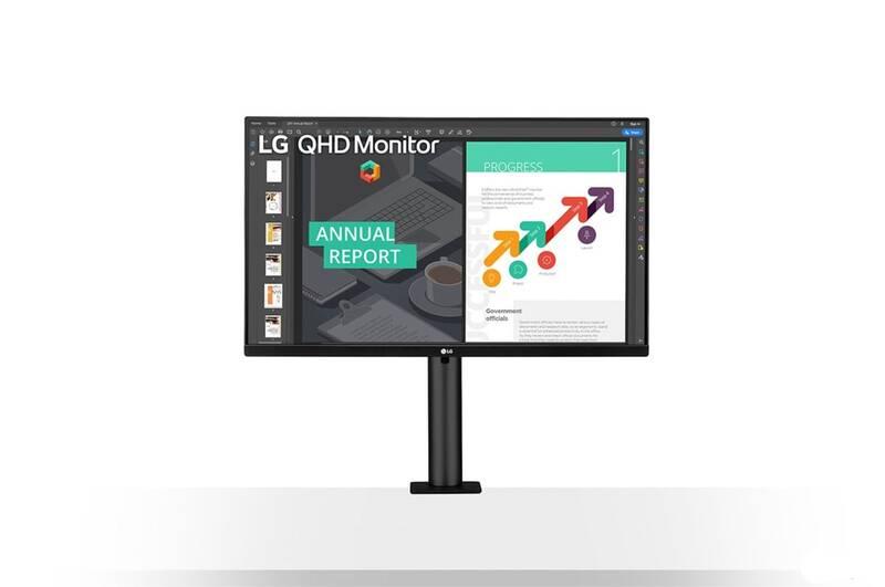Monitor LG 27QN880 černý, Monitor, LG, 27QN880, černý
