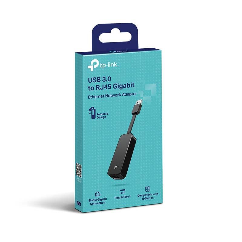 Síťová karta TP-Link UE305, USB 3.0 RJ45 černý, Síťová, karta, TP-Link, UE305, USB, 3.0, RJ45, černý