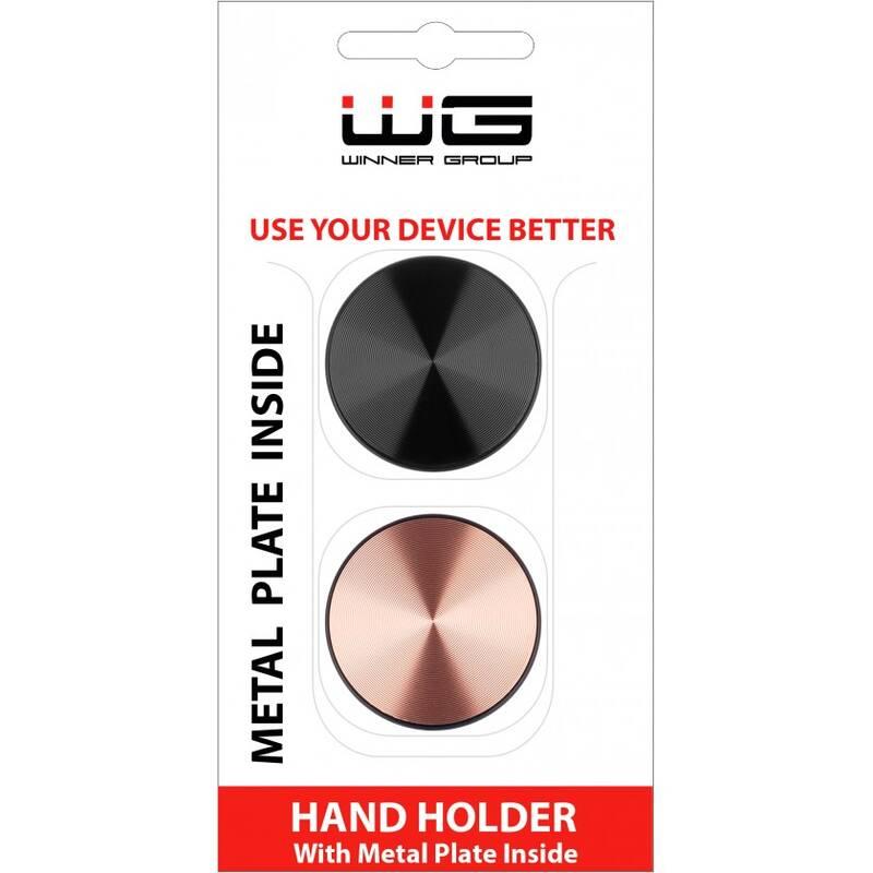 Držák na mobil WG Hand Holder 5 černý růžový