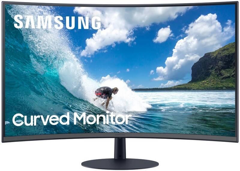 Monitor Samsung T55 šedý modrý, Monitor, Samsung, T55, šedý, modrý