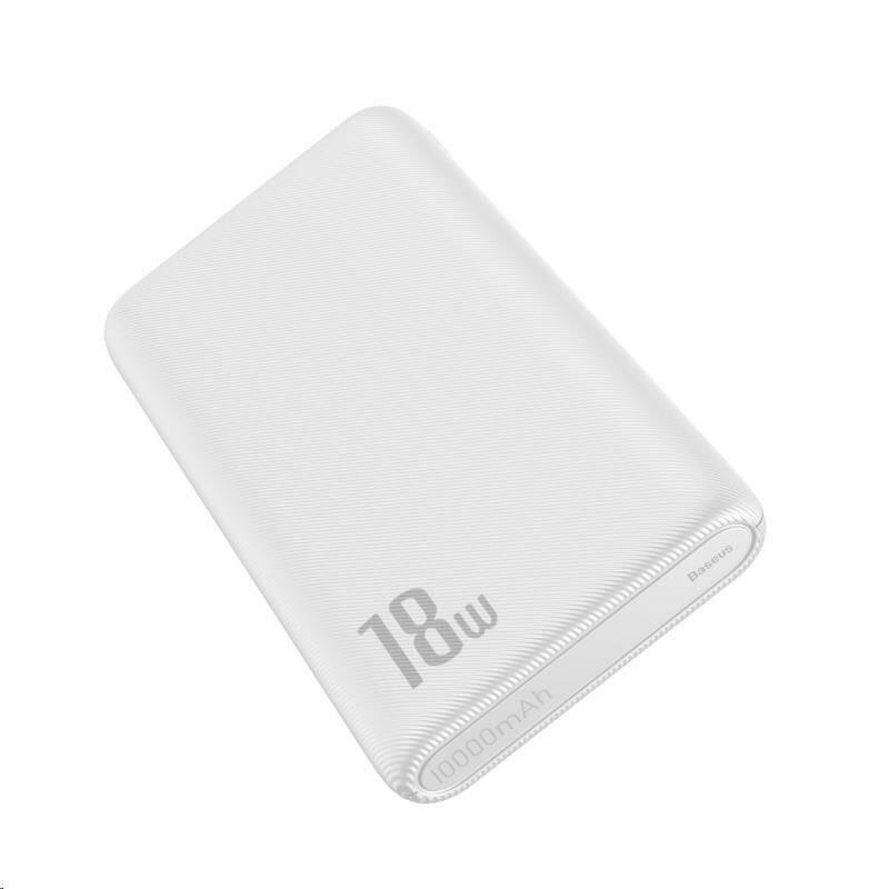 Powerbank Baseus Bipow PD QC 10000mAh 18W bílá, Powerbank, Baseus, Bipow, PD, QC, 10000mAh, 18W, bílá