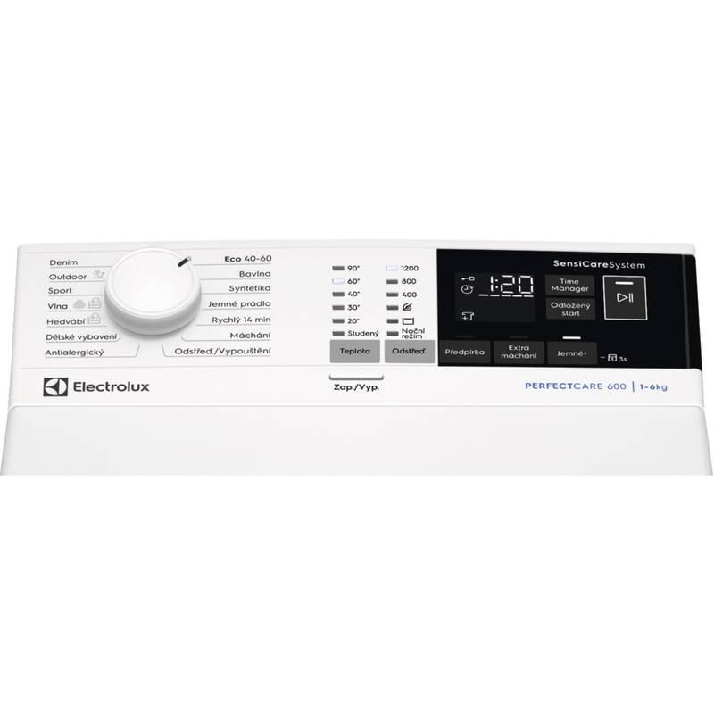 Pračka Electrolux PerfectCare 600 EW6TN14262 bílá, Pračka, Electrolux, PerfectCare, 600, EW6TN14262, bílá