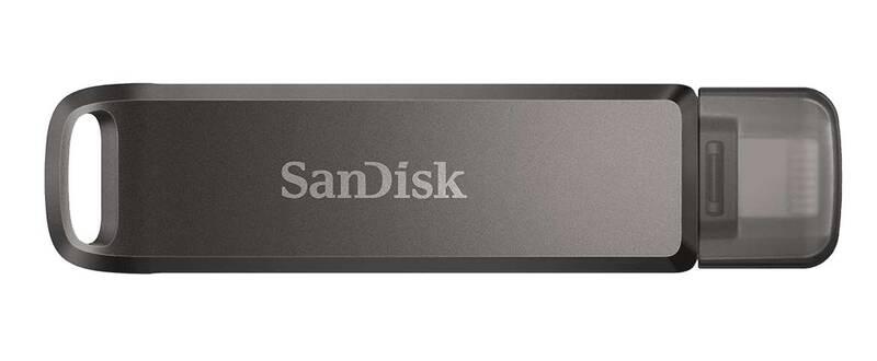 USB Flash SanDisk iXpand Luxe 256GB, USB-C Lightning šedý, USB, Flash, SanDisk, iXpand, Luxe, 256GB, USB-C, Lightning, šedý