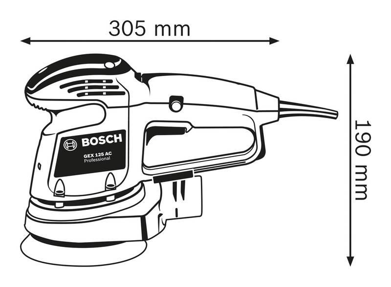 Excentrická bruska Bosch GEX 34-125