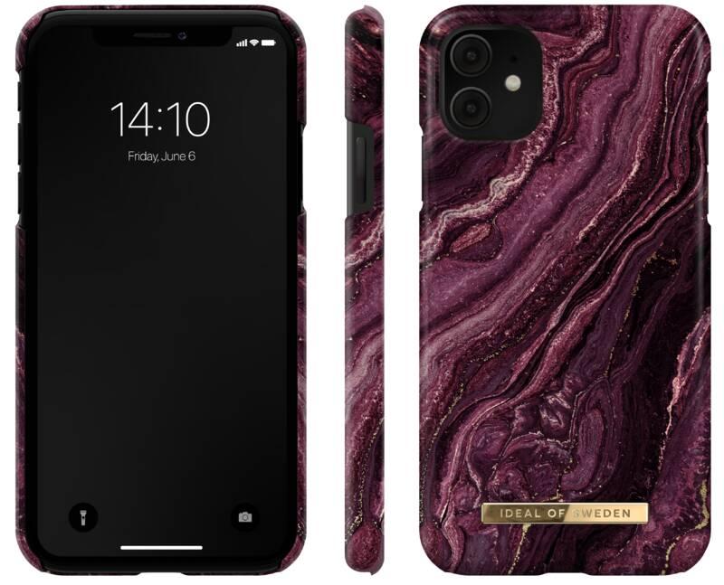 Kryt na mobil iDeal Of Sweden Fashion na Apple iPhone 11 XR - Golden Plum