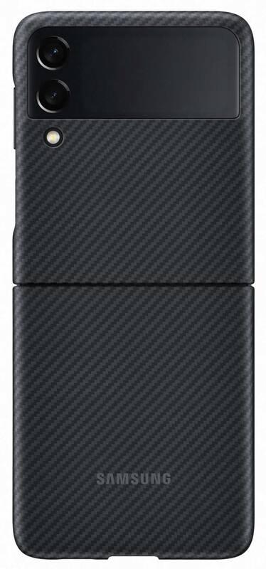 Kryt na mobil Samsung Aramid Cover Galaxy Z Flip3 černý, Kryt, na, mobil, Samsung, Aramid, Cover, Galaxy, Z, Flip3, černý