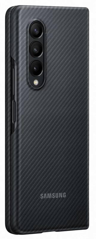 Kryt na mobil Samsung Aramid Cover Galaxy Z Fold3 černý