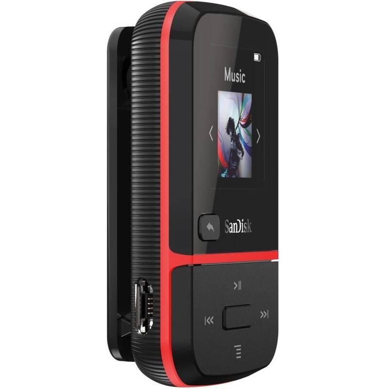 MP3 přehrávač SanDisk Clip Sport Go2 16GB černý červený