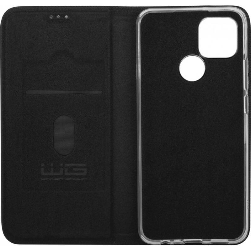 Pouzdro na mobil flipové WG Flipbook Duet na Motorola Moto G9 Power černé
