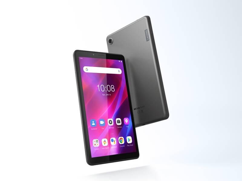 Dotykový tablet Lenovo Tab M7 LTE, bundle obal folie šedý