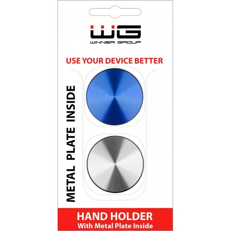 Držák na mobil WG Hand Holder 4 stříbrný modrý, Držák, na, mobil, WG, Hand, Holder, 4, stříbrný, modrý