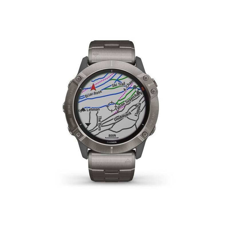 GPS hodinky Garmin fenix6X PRO Solar titanium, GPS, hodinky, Garmin, fenix6X, PRO, Solar, titanium