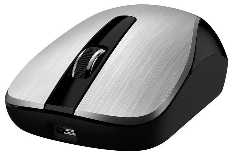 Myš Genius ECO-8015 stříbrná, Myš, Genius, ECO-8015, stříbrná