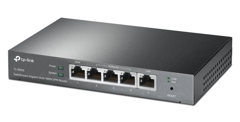 Router TP-Link TL-R605 VPN Omada SDN šedý, Router, TP-Link, TL-R605, VPN, Omada, SDN, šedý