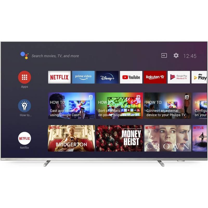 Televize Philips 55PUS9206 stříbrná