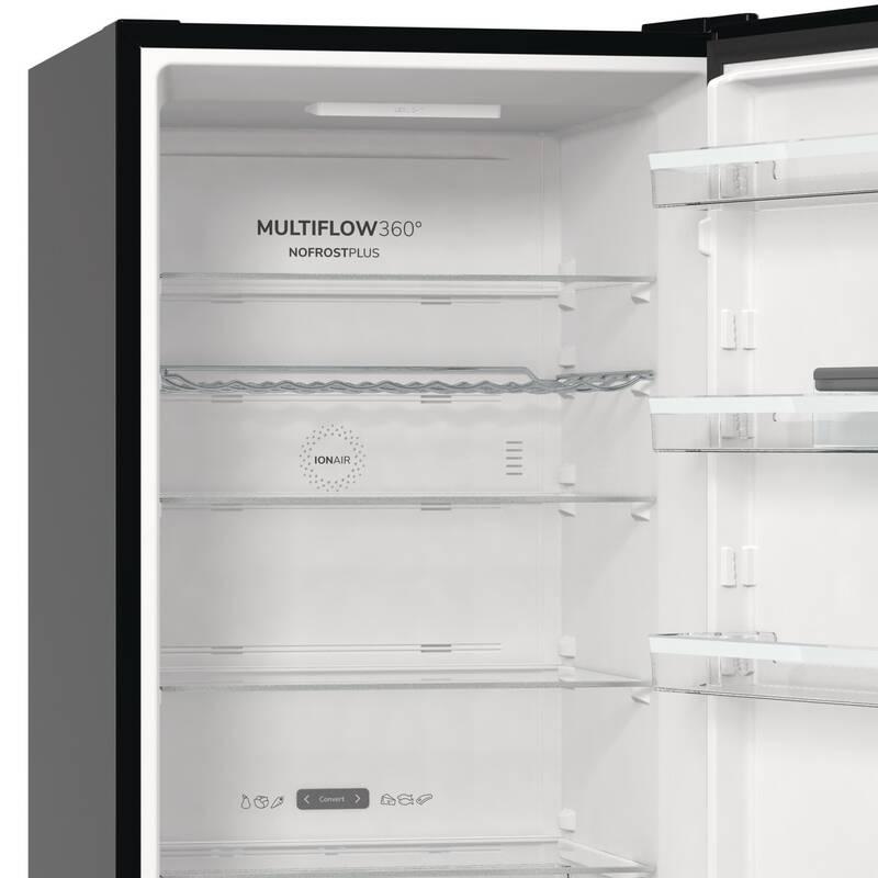 Chladnička s mrazničkou Gorenje Superior NRC6204SBXL4 černá