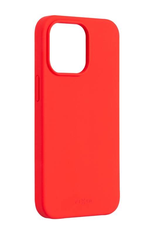 Kryt na mobil FIXED MagFlow s podporou MagSafe na Apple iPhone 13 Pro červený