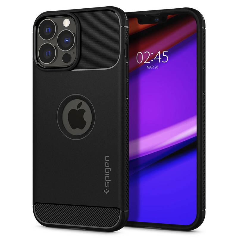 Kryt na mobil Spigen Rugged Armor na Apple iPhone 13 Pro Max černý