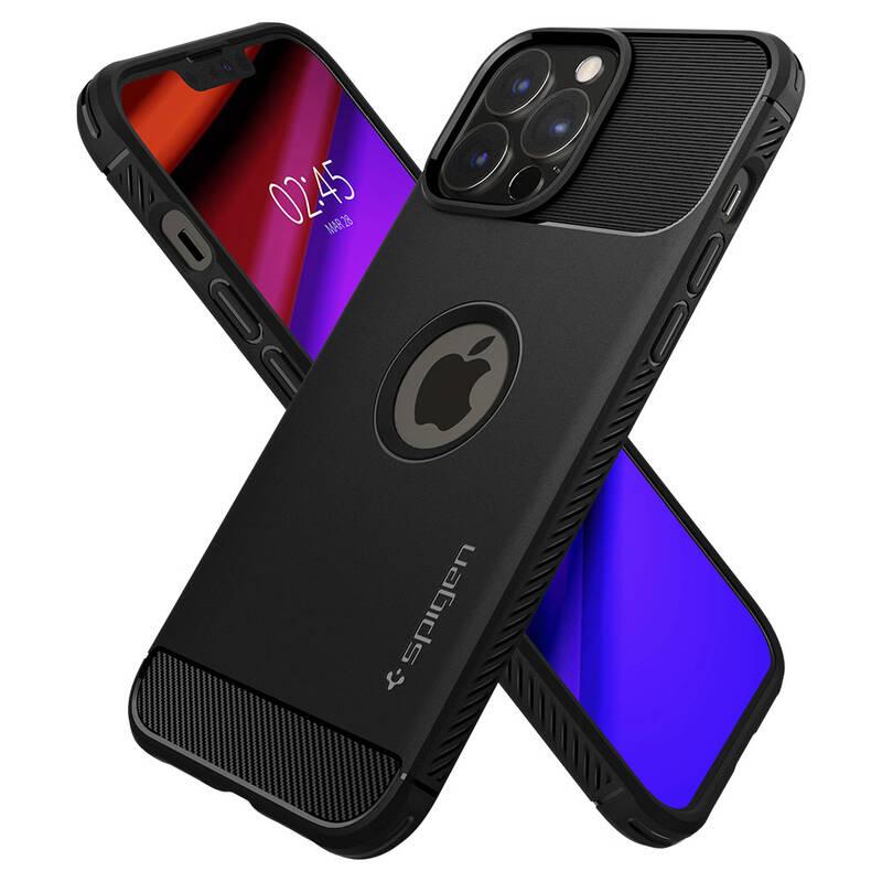 Kryt na mobil Spigen Rugged Armor na Apple iPhone 13 Pro Max černý