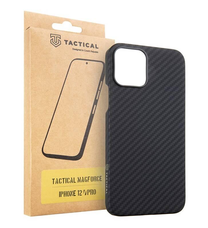 Kryt na mobil Tactical MagForce Aramid na Apple iPhone 12 12 Pro černý