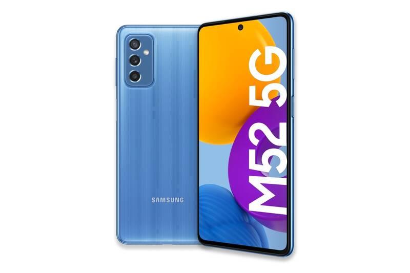 Mobilní telefon Samsung Galaxy M52 5G modrý, Mobilní, telefon, Samsung, Galaxy, M52, 5G, modrý