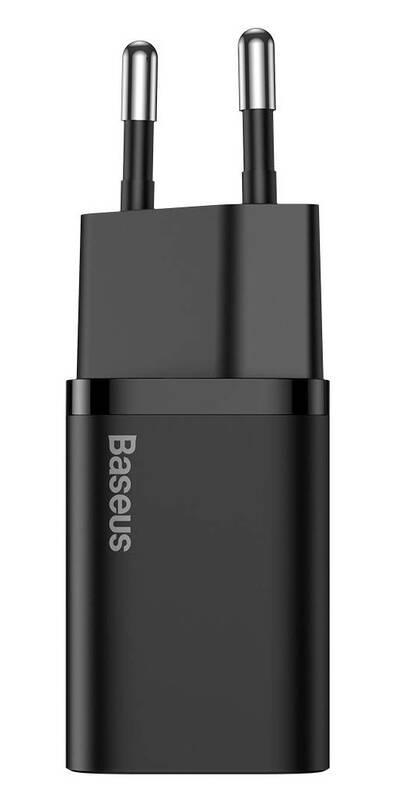 Nabíječka do sítě Baseus Super Si USB-C 25W USB-C kabel 1m černá, Nabíječka, do, sítě, Baseus, Super, Si, USB-C, 25W, USB-C, kabel, 1m, černá