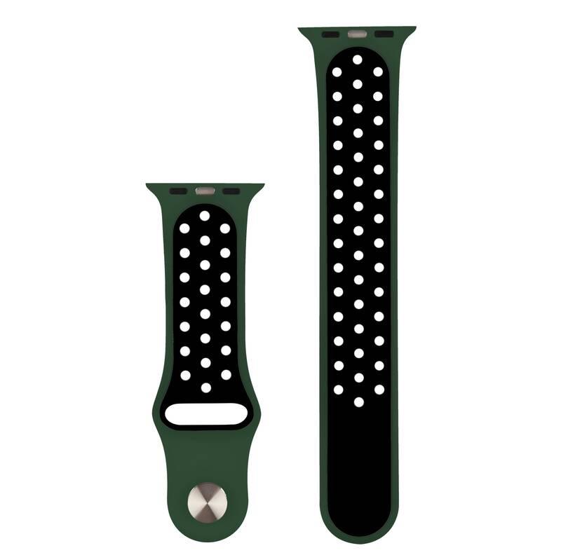 Řemínek RhinoTech na Apple Watch 38 40 41 mm černý zelený