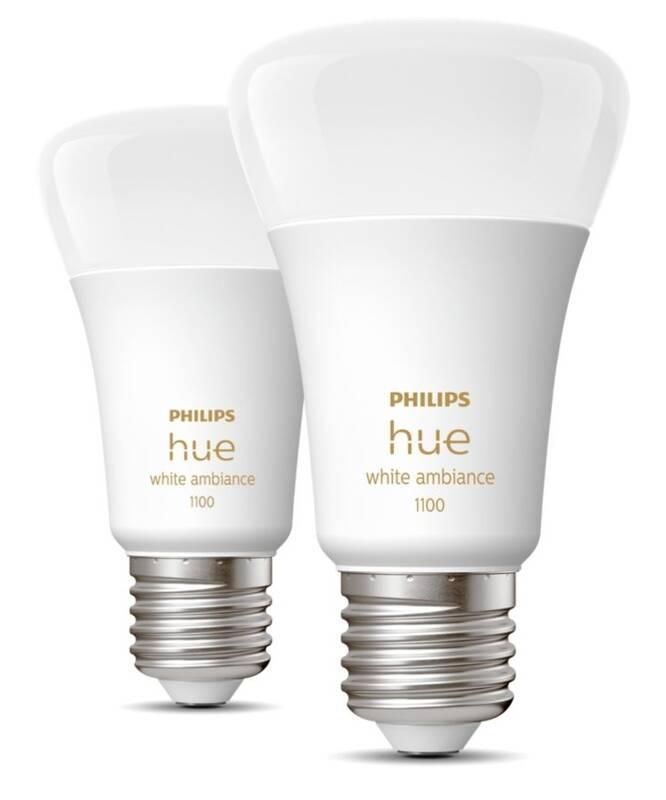 Žárovka LED Philips Hue Bluetooth, 8W, E27, White Ambiance, 2ks, Žárovka, LED, Philips, Hue, Bluetooth, 8W, E27, White, Ambiance, 2ks