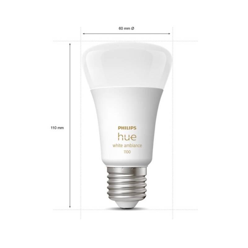 Žárovka LED Philips Hue Bluetooth, 8W, E27, White Ambiance